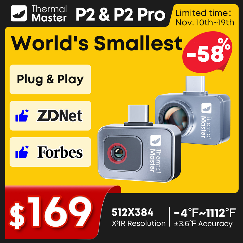 P2//P2Pro Thermal Imager 15X Z - Infiray P2 Pro Macro Lens ulasan dan harga