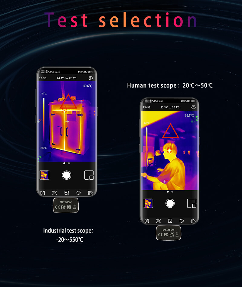 UNI-T UTi260M Mobile Thermal C - Thermal Imaging Camera 256X192 ulasan dan harga