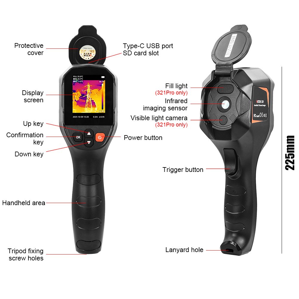 VICTOR Thermal Imager TISR 240 - Nf 521 Thermal Imaging Camera ulasan dan harga